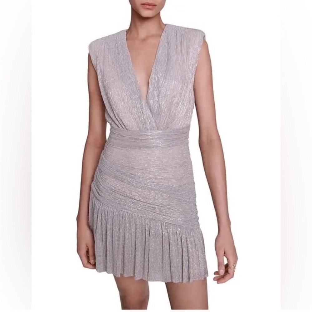 Maje‎ Mini Metallic Dress